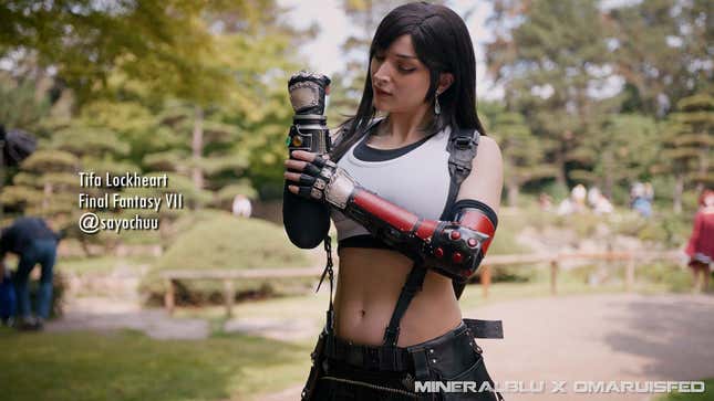 A cosplayer at Dokomi 2025.