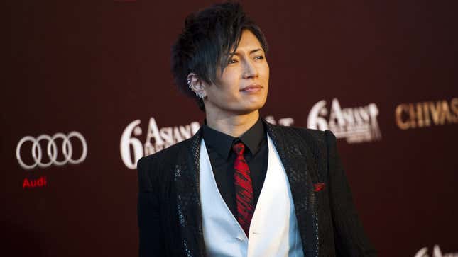 Besides singing, Gackt is also a talented actor. 