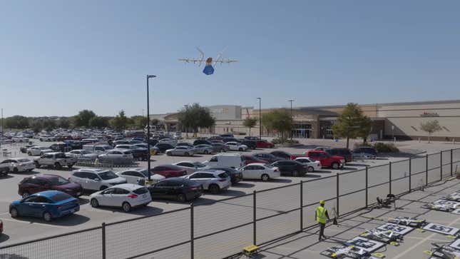 Image for article titled Americans With Guns Are Hunting Walmart's Delivery Drones