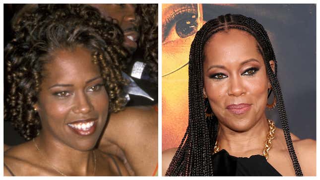 Regina King, 1998; Regina King, 2024.