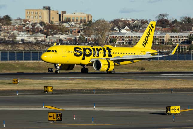 Avion de la compagnie aérienne A Spirit Airlines