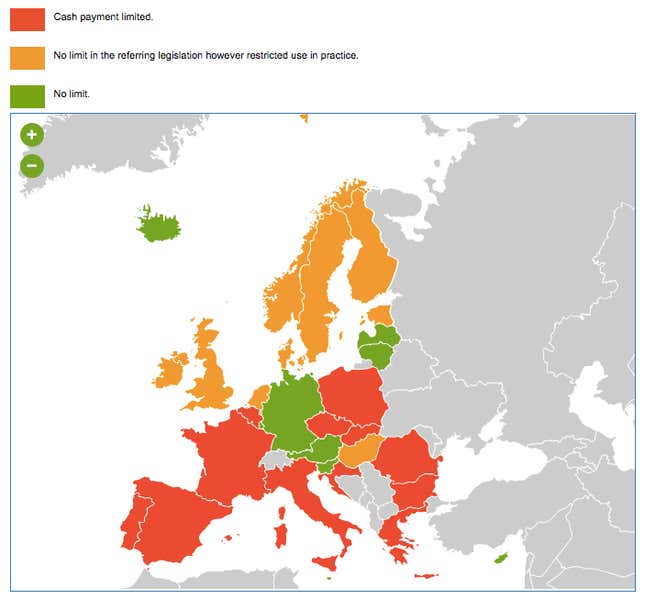 Europeans are fighting for their right to pay for things with massive ...