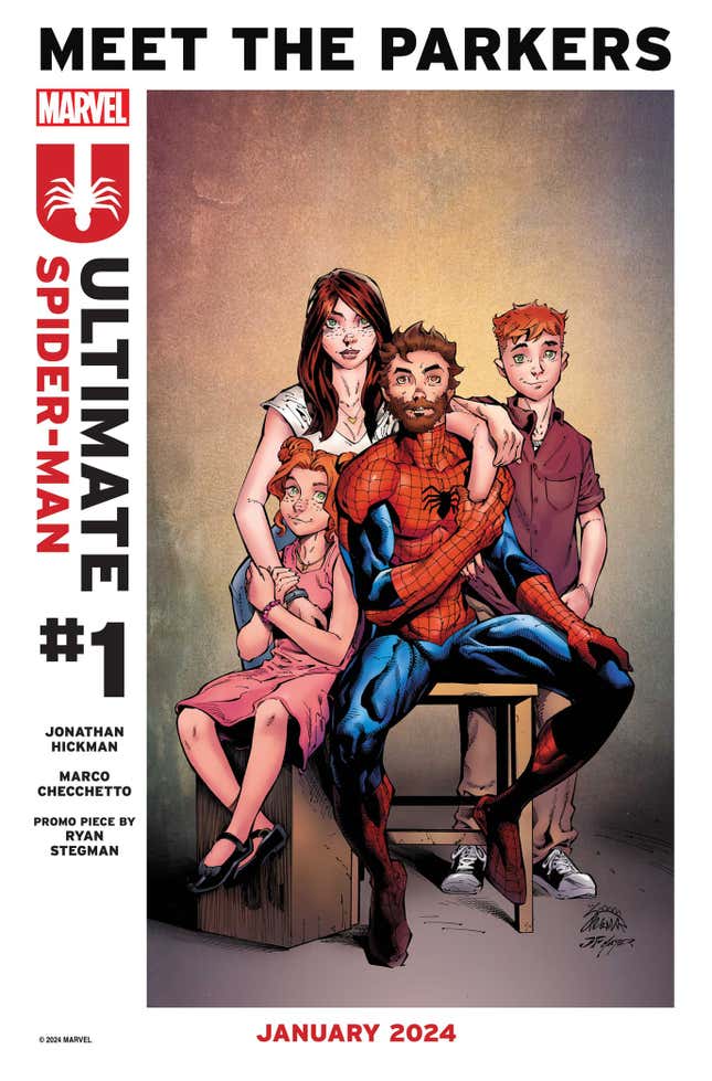 Image for article titled Marvel's New Ultimate Spider-Man Is Married With Kids