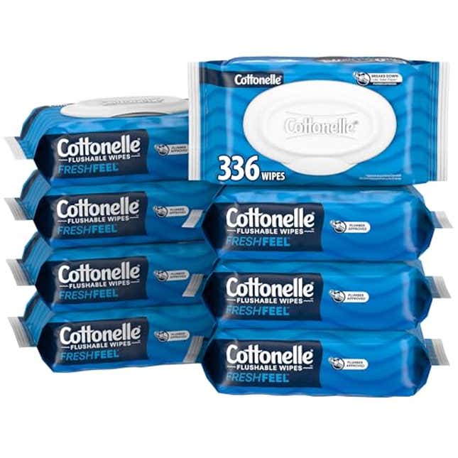 Image for article titled Cottonelle Fresh Feel Flushable Wet Wipes, Now 10% Off