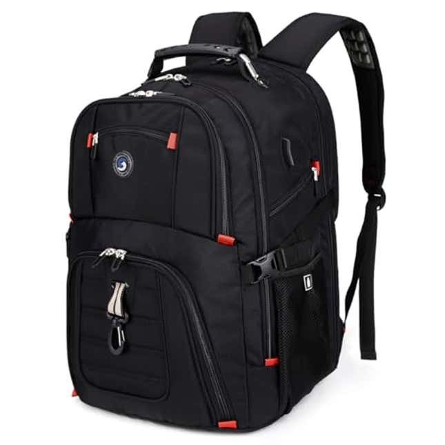 Image for article titled SHRRADOO Extra Large 50L Travel Laptop Backpack with USB Charging Port, Now 25% Off