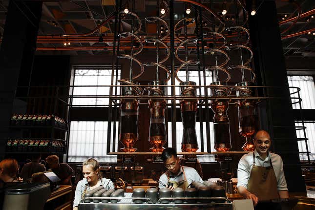 Image for article titled Inside Starbucks’s supersized homage to its Italian roots