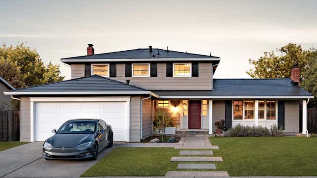 Image for article titled Sticker Shock For Buyers of Tesla&#39;s Solar Roofs