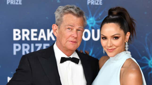 Image for article titled Do Not Dare Question the Love Between Katherine McPhee and David Foster