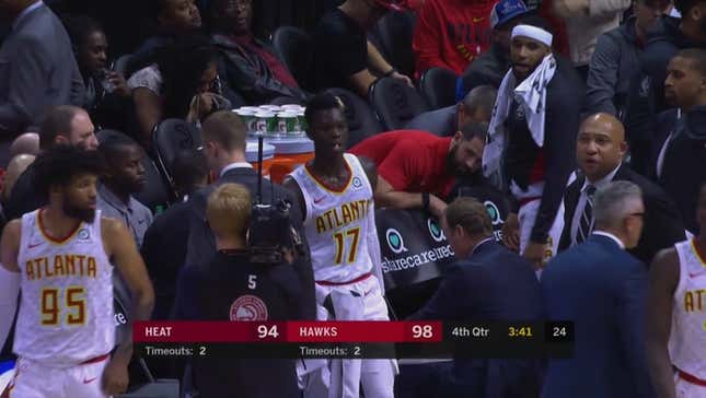 Atlanta Hawks Make Woman Puke