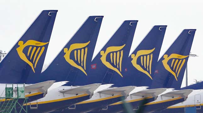 Ryanair planes