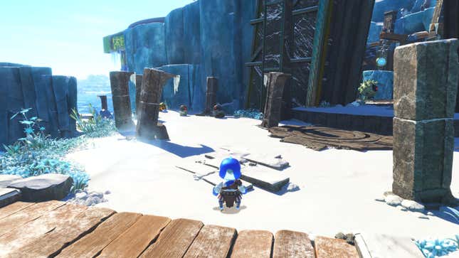 Imagem para artigo intitulado O nível God Of War do Astro Bot tem uma arma legal e muitos corvos para encontrar