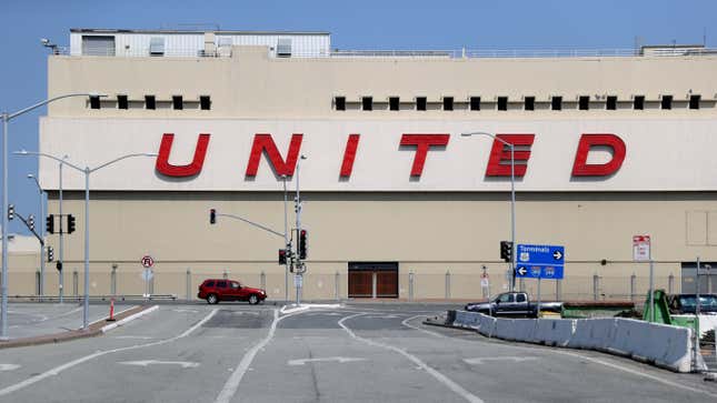 A United Airlines building