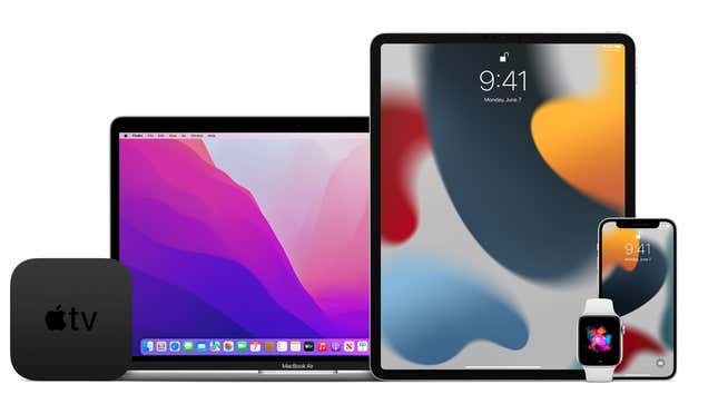 Apple devices running the next-generation iOS 15, iPadOS 15, watchOS 8, MacOS Monterey, and tvOS 15 