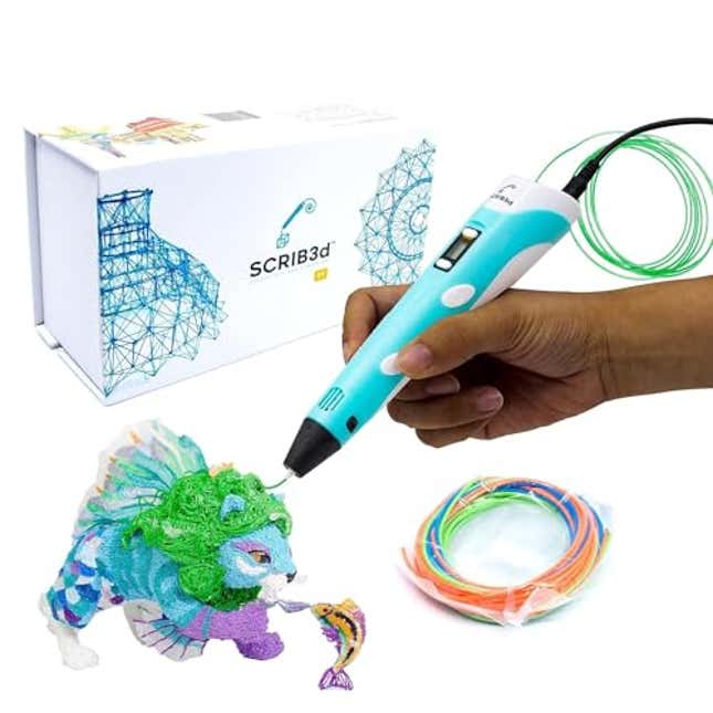 Image for article titled SCRIB3D P1 3D Printing Pen with Display, Now 14% Off