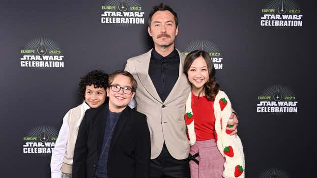 Jude Law, along with Ravi Cabot-Conyers, Robert Timothy Smith, and Kyriana Kratter, may have one of two new Star Wars show in 2024.