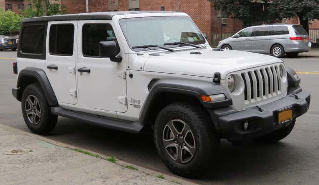 A Jeep Wrangler photographed in Flushing(Queens), New York