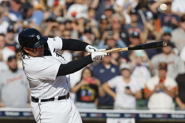 Miguel Cabrera's final game with the Detroit Tigers