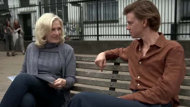 Diane Sawyer and Thomas Brodie-Sangster