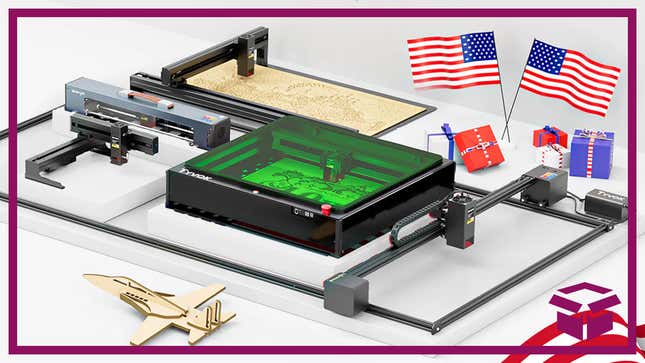 Image for article titled Transform Your Creations with TYVOK Cutting and Engraving Machine, Up to 50% Off for 4th Of July!