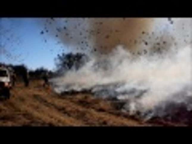 Tumbleweed Fire Tornado Looks Like Hell Itself Is Bleeding Onto Earth
