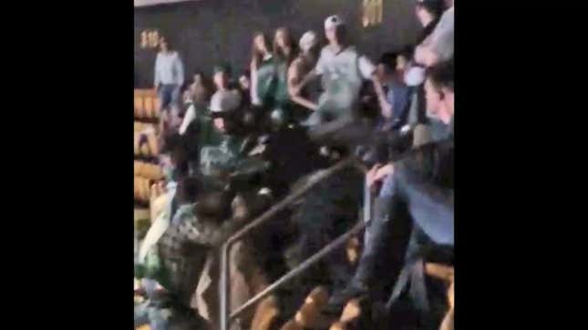 Video: Brawl Leads To Man Being Stabbed At Celtics Game