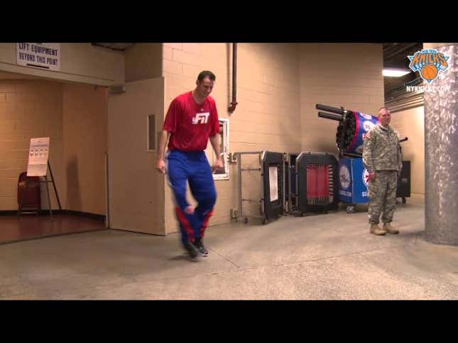 Jason Smith's Dancing Is The Only Redeeming Thing About The Knicks