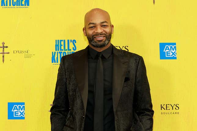 Brandon Victor Dixon attends “Hell’s Kitchen” Broadway opening night at Shubert Theatre on April 20, 2024 in New York City.