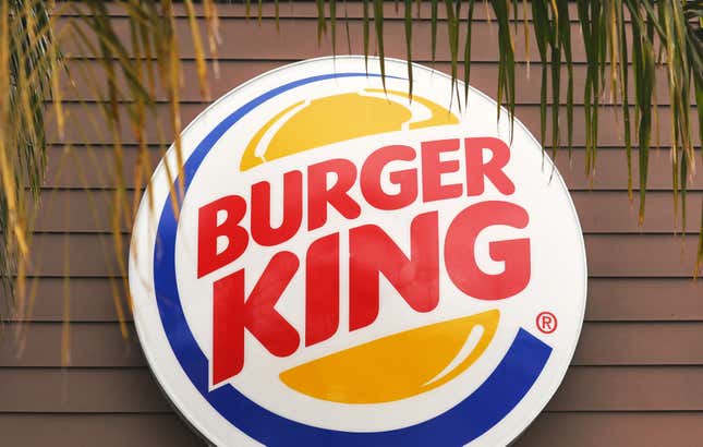 Burger King restaurant in Burbank, California.