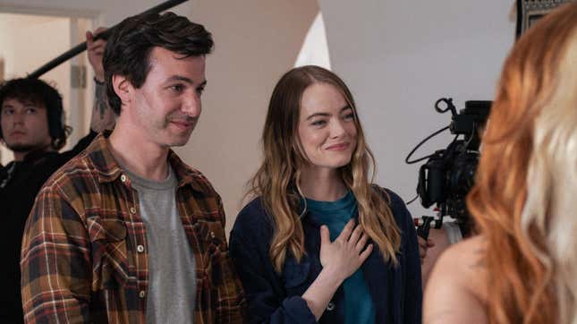 Nathan Fielder and Emma Stone in The Curse