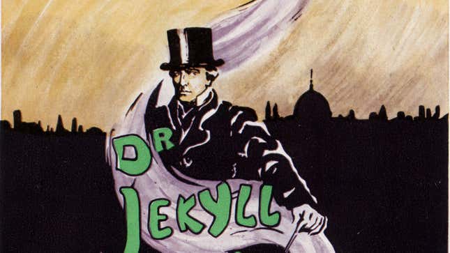 An ad for a stage production of Dr. Jekyll And Mr. Hyde, circa 1910