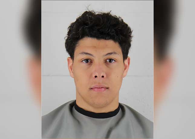 The brother of Kansas City Chiefs quarterback Patrick Mahomes was booked into jail Wednesday on aggravated sexual battery charges.
