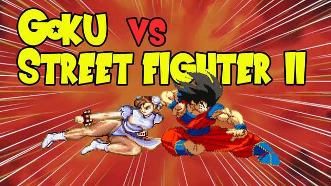 Goku Kicking Everybody's Ass in <i>Street Fighter II</i>
