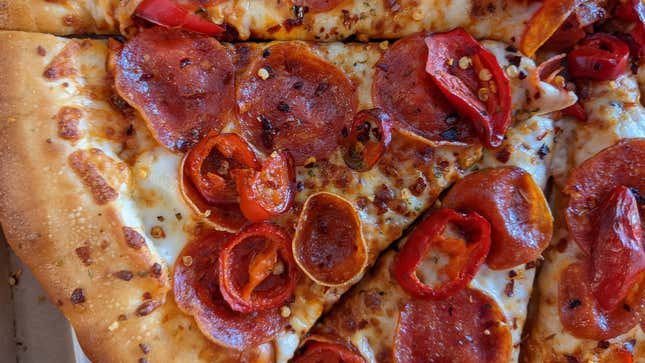 The Spicy Lovers pizza from Pizza Hut