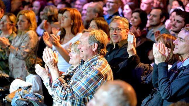 Image for article titled NRA Convention Applauds As Gunman Massacres Entire Crowd