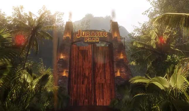 Image for article titled Jurassic Dream Lets You Peacefully Explore A CryEngine Jurassic Park