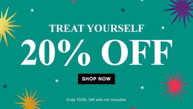 20% Off All Orders | Kiehl’s | Promo code FESTIVE