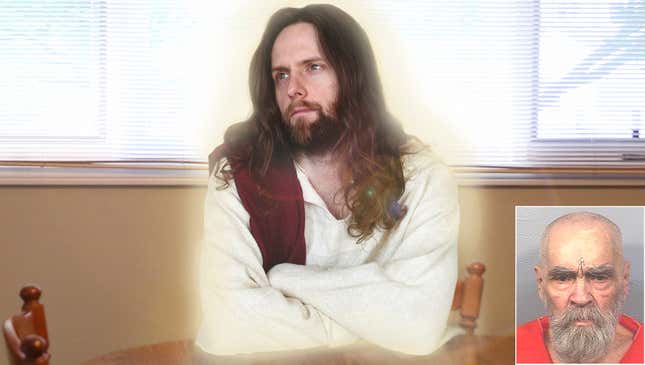 Image for article titled Frustrated Jesus Christ Forced To Find 22nd Vessel For Reincarnation After Death Of Charles Manson