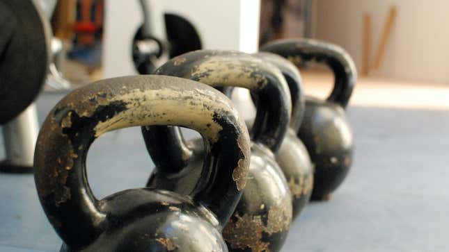 Image for article titled Dumbbells Are Sold Out and Overpriced. So Give Kettlebells a Chance