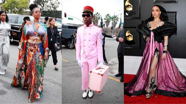 Image for article titled Drowning in Ruffles and Sequins On the 62nd Grammys Red Carpet