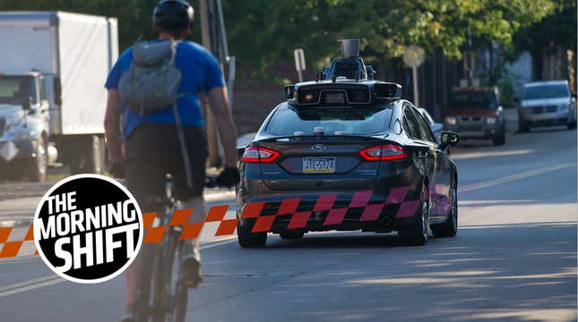 An Uber Ford Fusion testing autonomous technology in Pennsylvania.