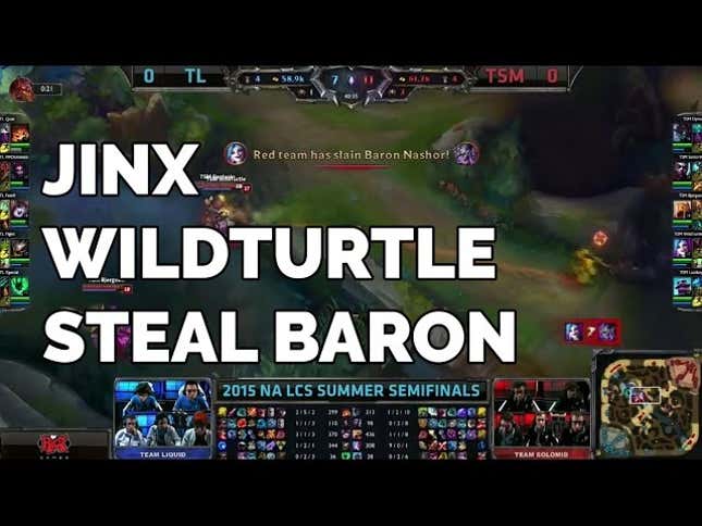 <i>League Of Legends</i> Pro Pulls Off Amazing Baron Steal