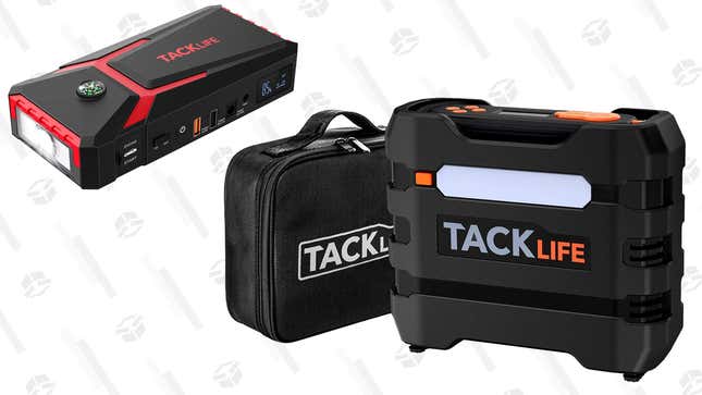 Tacklife T8 800A 18000mAh Car Jump Starter | $48 | Amazon | Use code GIWZ7K9H
Tacklife ACP1B Digital Tire Inflator | $22 | Amazon | Use code G5WNIN7N