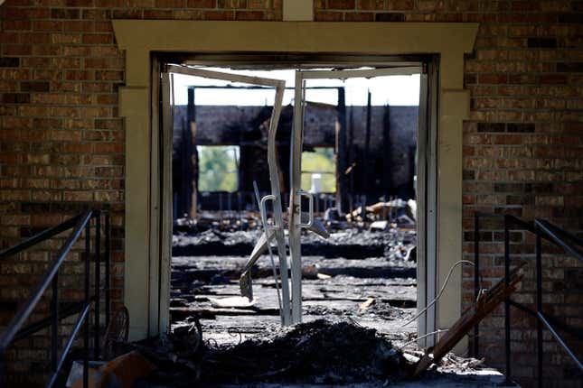 Image for article titled Suspect Charged in String of Black Church Fires in Louisiana Identified as Son of Local Deputy Sheriff