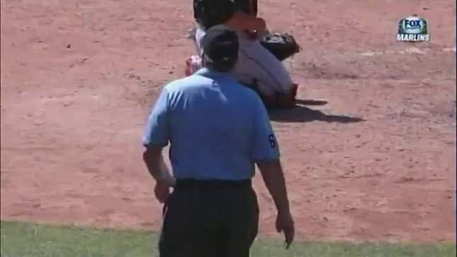 Ump John Hirschbeck Gets Drilled With Fastball, Crew Still Blows Call