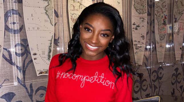 Simone Biles's Self-Isolation Workouts Are Not Like Ours