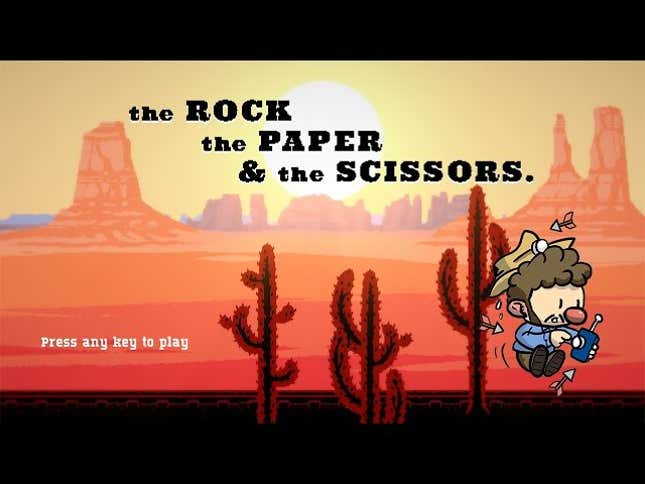 Rock Paper Scissors Video Game Works Surprisingly Well