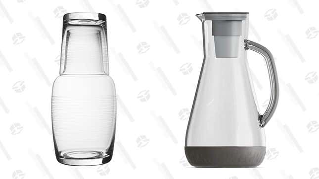 Night Water Bedside Carafe Beverage Set, $28
Hydros 8-Cup Water Filter Pitcher, $32