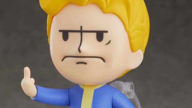 Image for article titled This Fallout Vault Boy Figure Is A Whole Mood