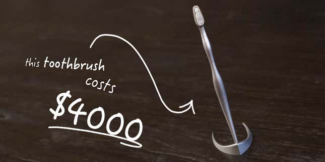 Image for article titled If a $4,000 Toothbrush Doesn&#39;t Make You Happy, Nothing Will