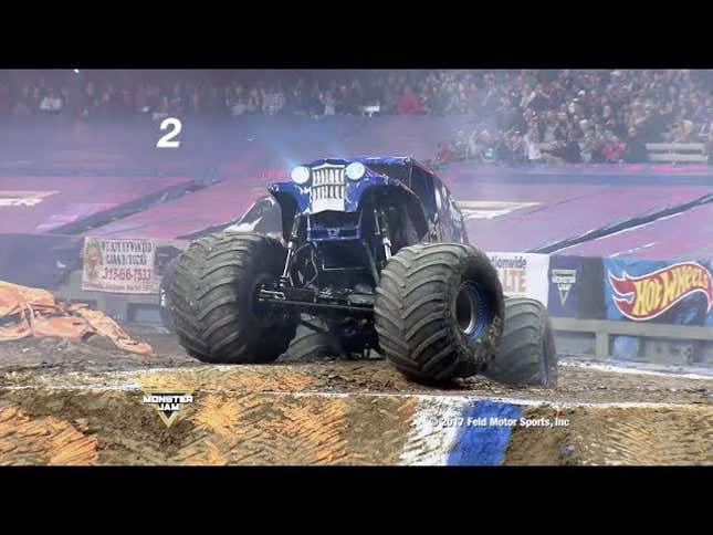 Behold All The Best Logic-Defying Monster Jam Stunts From This Year